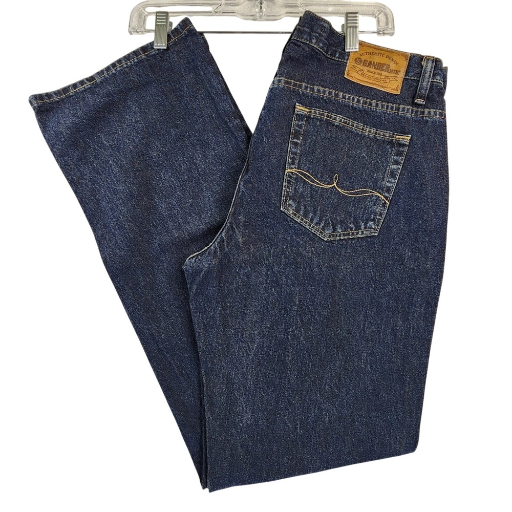 Gander Mountain 14 Long Dark Wash Classic Fit Jeans Western Workwear Rugged